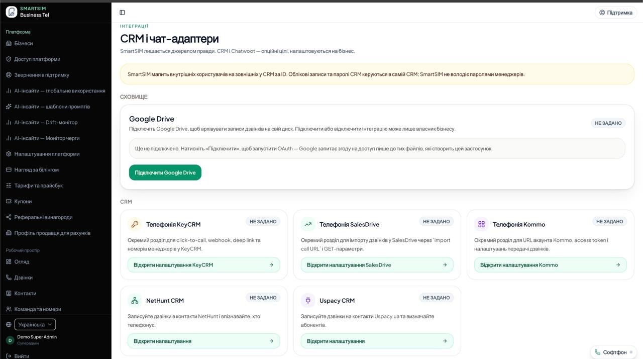 Особистий кабінет SmartSIM
